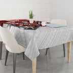 St George Illawarra Dragons Rugby Tablecloth Tribal Polynesian Power Art - Lightning Mascot