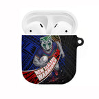 New Zealand Warriors Rugby AirPods Case Tribal Polynesian Power Art - Lightning Mascot