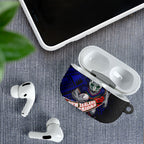 New Zealand Warriors Rugby AirPods Case Tribal Polynesian Power Art - Lightning Mascot
