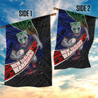 New Zealand Warriors Rugby Garden Flag Tribal Polynesian Power Art - Lightning Mascot
