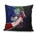 New Zealand Warriors Rugby Pillow Cover Tribal Polynesian Power Art - Lightning Mascot