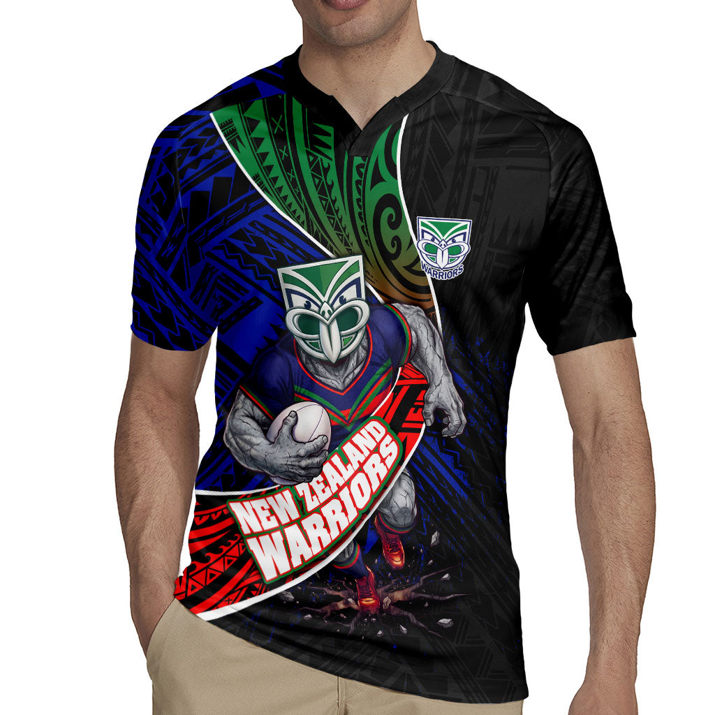 New Zealand Warriors Rugby Rugby Jersey Tribal Polynesian Power Art - Lightning Mascot