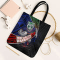 New Zealand Warriors Rugby Tote Bag Tribal Polynesian Power Art - Lightning Mascot