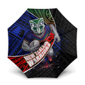 New Zealand Warriors Rugby Umbrella Tribal Polynesian Power Art - Lightning Mascot
