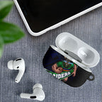 Canberra Raiders Rugby AirPods Case Tribal Polynesian Power Art - Lightning Mascot