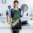 Canberra Raiders Rugby Apron Tribal Polynesian Power Art - Lightning Mascot