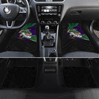 Canberra Raiders Rugby Car Mats Tribal Polynesian Power Art - Lightning Mascot