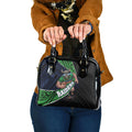 Canberra Raiders Rugby Shoulder Handbag Tribal Polynesian Power Art - Lightning Mascot