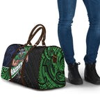 Canberra Raiders Rugby Travel Bag Tribal Polynesian Power Art - Lightning Mascot