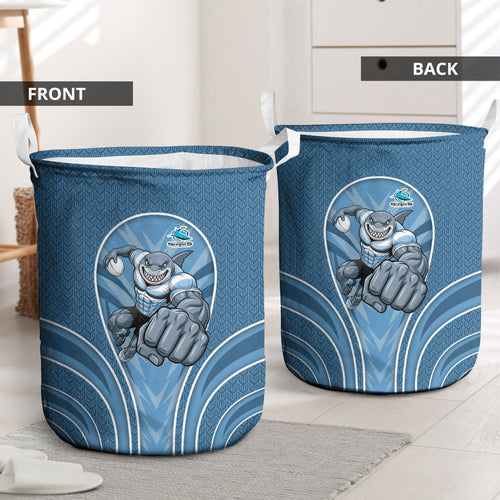 Cronulla Sutherland Sharks Rugby Mascot Laundry Basket Australian Rugby Culture - Tribal Inspired Sharks