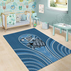 Cronulla Sutherland Sharks Rugby Mascot Area Rug Australian Rugby Culture - Tribal Inspired Sharks