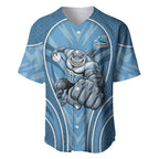 Cronulla Sutherland Sharks Rugby Mascot Baseball Jersey Australian Rugby Culture - Tribal Inspired Sharks
