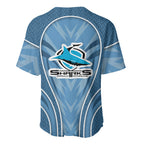 Cronulla Sutherland Sharks Rugby Mascot Baseball Jersey Australian Rugby Culture - Tribal Inspired Sharks