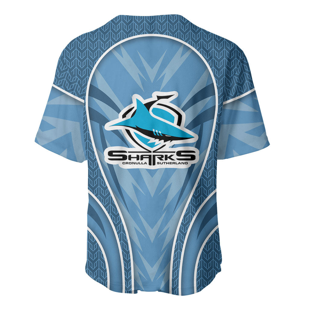 Cronulla Sutherland Sharks Rugby Mascot Baseball Jersey Australian Rugby Culture - Tribal Inspired Sharks