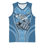 Cronulla Sutherland Sharks Rugby Mascot Basketball Jersey Australian Rugby Culture - Tribal Inspired Sharks