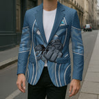 Cronulla Sutherland Sharks Rugby Mascot Blazer Australian Rugby Culture - Tribal Inspired Sharks