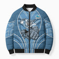 Cronulla Sutherland Sharks Rugby Mascot Bomber Puffer Jacket Australian Rugby Culture - Tribal Inspired Sharks