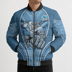 Cronulla Sutherland Sharks Rugby Mascot Bomber Puffer Jacket Australian Rugby Culture - Tribal Inspired Sharks