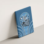 Cronulla Sutherland Sharks Rugby Mascot Canvas Wall Art Australian Rugby Culture - Tribal Inspired Sharks