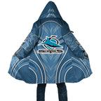 Cronulla Sutherland Sharks Rugby Mascot Cloak Australian Rugby Culture - Tribal Inspired Sharks