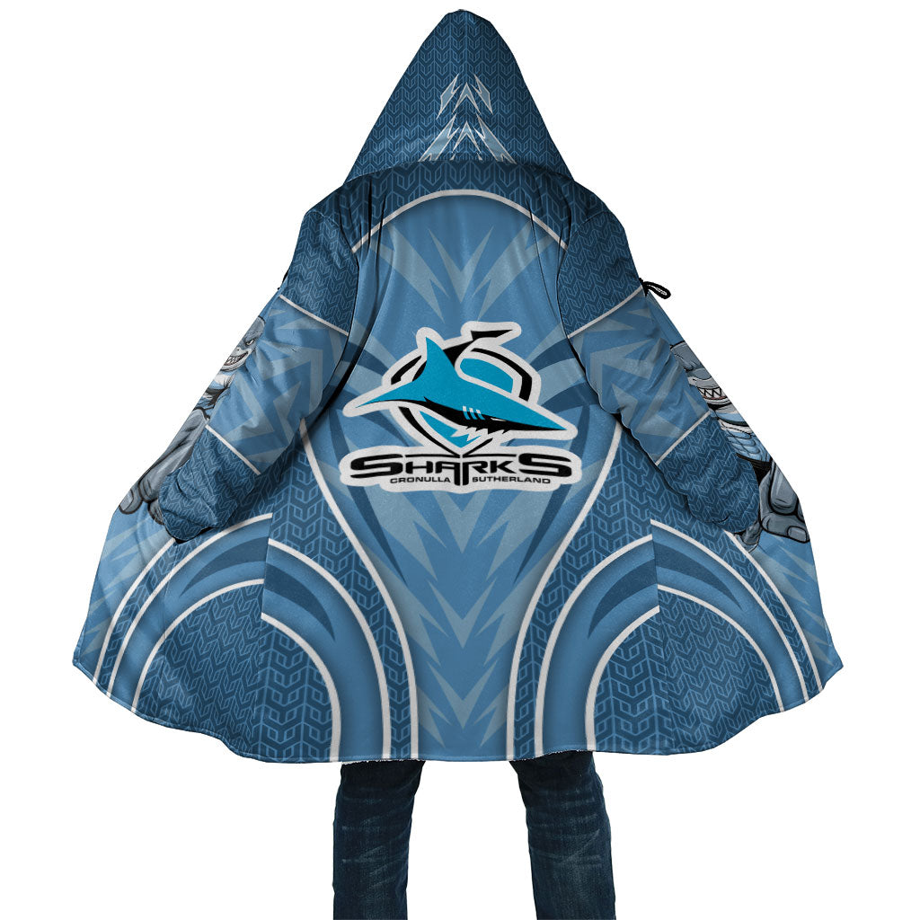 Cronulla Sutherland Sharks Rugby Mascot Cloak Australian Rugby Culture - Tribal Inspired Sharks