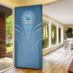 Cronulla Sutherland Sharks Rugby Mascot Door Cover Australian Rugby Culture - Tribal Inspired Sharks