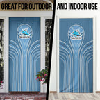 Cronulla Sutherland Sharks Rugby Mascot Door Cover Australian Rugby Culture - Tribal Inspired Sharks