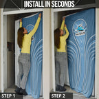 Cronulla Sutherland Sharks Rugby Mascot Door Cover Australian Rugby Culture - Tribal Inspired Sharks