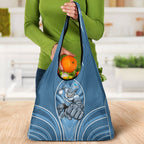Cronulla Sutherland Sharks Rugby Mascot Grocery Bag Australian Rugby Culture - Tribal Inspired Sharks