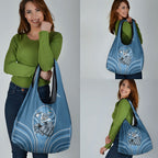 Cronulla Sutherland Sharks Rugby Mascot Grocery Bag Australian Rugby Culture - Tribal Inspired Sharks