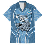 Cronulla Sutherland Sharks Rugby Mascot Hawaiian Shirt Australian Rugby Culture - Tribal Inspired Sharks