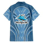 Cronulla Sutherland Sharks Rugby Mascot Hawaiian Shirt Australian Rugby Culture - Tribal Inspired Sharks