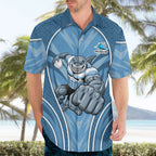 Cronulla Sutherland Sharks Rugby Mascot Hawaiian Shirt Australian Rugby Culture - Tribal Inspired Sharks