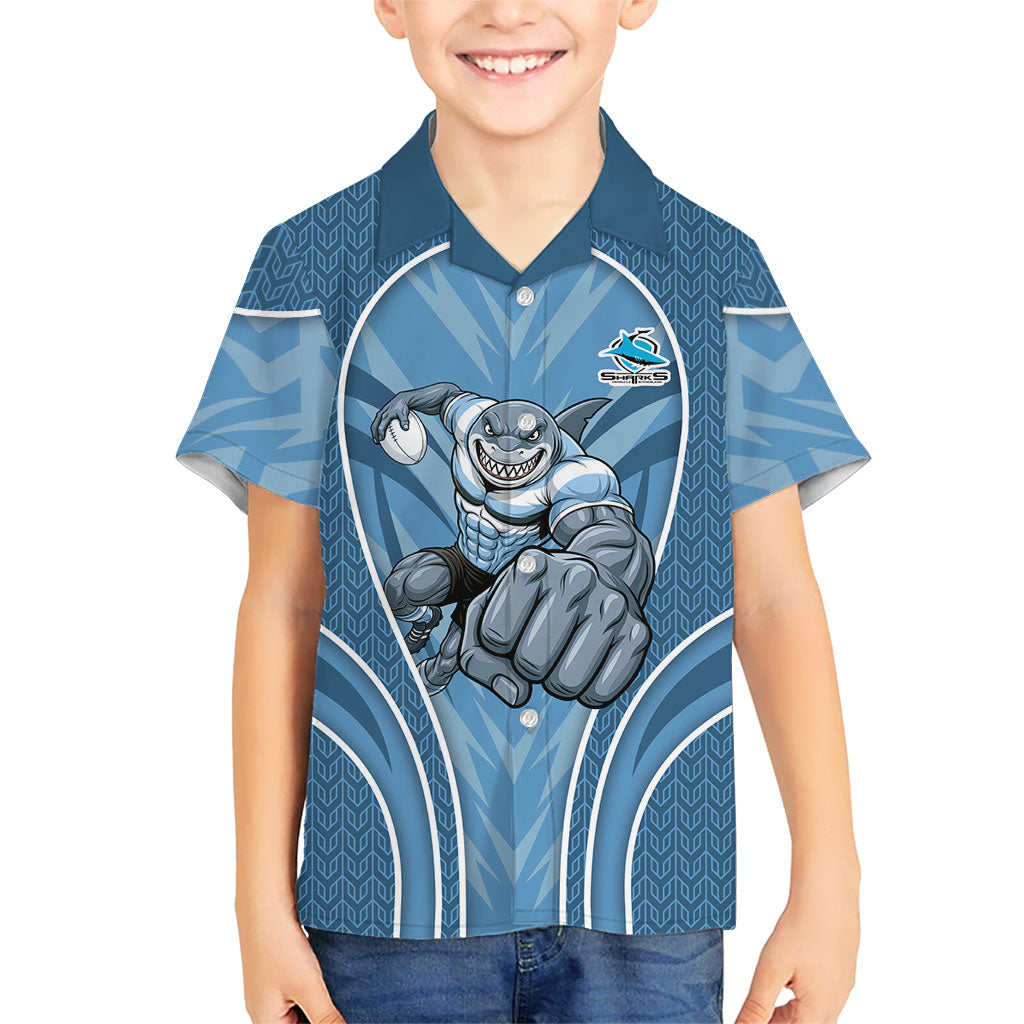 Cronulla Sutherland Sharks Rugby Mascot Hawaiian Shirt Australian Rugby Culture - Tribal Inspired Sharks
