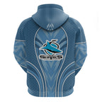 Cronulla Sutherland Sharks Rugby Mascot Hoodie Australian Rugby Culture - Tribal Inspired Sharks