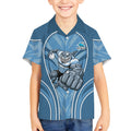 Cronulla Sutherland Sharks Rugby Mascot Kid Hawaiian Shirt Australian Rugby Culture - Tribal Inspired Sharks