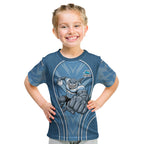 Cronulla Sutherland Sharks Rugby Mascot Kid T Shirt Australian Rugby Culture - Tribal Inspired Sharks