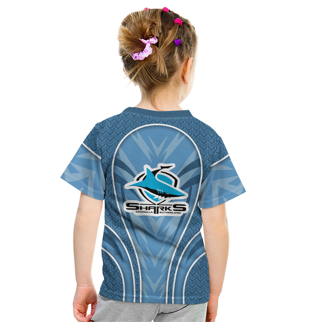 Cronulla Sutherland Sharks Rugby Mascot Kid T Shirt Australian Rugby Culture - Tribal Inspired Sharks