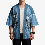 Cronulla Sutherland Sharks Rugby Mascot Kimono Australian Rugby Culture - Tribal Inspired Sharks