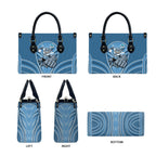 Cronulla Sutherland Sharks Rugby Mascot Leather Bag Australian Rugby Culture - Tribal Inspired Sharks