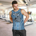 Cronulla Sutherland Sharks Rugby Mascot Men Tank Top Australian Rugby Culture - Tribal Inspired Sharks