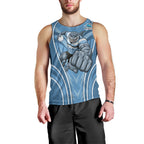Cronulla Sutherland Sharks Rugby Mascot Men Tank Top Australian Rugby Culture - Tribal Inspired Sharks