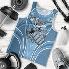 Cronulla Sutherland Sharks Rugby Mascot Men Tank Top Australian Rugby Culture - Tribal Inspired Sharks