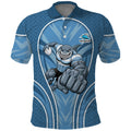 Cronulla Sutherland Sharks Rugby Mascot Polo Shirt Australian Rugby Culture - Tribal Inspired Sharks