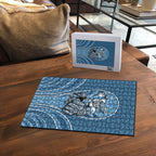 Cronulla Sutherland Sharks Rugby Mascot Puzzle Australian Rugby Culture - Tribal Inspired Sharks