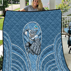 Cronulla Sutherland Sharks Rugby Mascot Quilt Australian Rugby Culture - Tribal Inspired Sharks