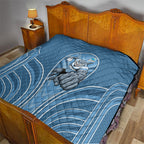 Cronulla Sutherland Sharks Rugby Mascot Quilt Australian Rugby Culture - Tribal Inspired Sharks