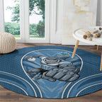 Cronulla Sutherland Sharks Rugby Mascot Round Carpet Australian Rugby Culture - Tribal Inspired Sharks