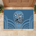Cronulla Sutherland Sharks Rugby Mascot Rubber Doormat Australian Rugby Culture - Tribal Inspired Sharks