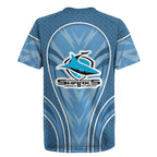 Cronulla Sutherland Sharks Rugby Mascot Rugby Jersey Australian Rugby Culture - Tribal Inspired Sharks